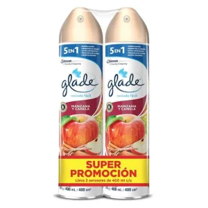 2 AMBIENTADOR GLADE SPRAY 400 ML OFERTA