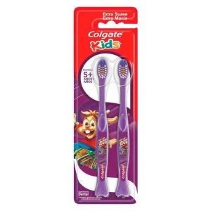 2 CEPILLO DENTAL COLGATE KIDS EXTRA SUAVE 5+ OFERTA
