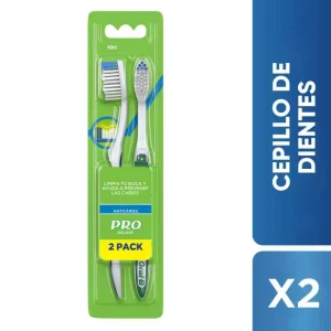 2 CEPILLO DENTAL PRO DELUXE ANTICARIES MEDIO OFERTA