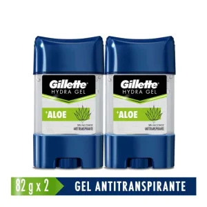 2 DESODORANTE GILL HYDRA GEL ALOE VERA 82GR OFERTA