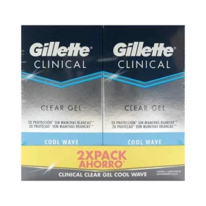 2 DESODORANTE GILLETTE CLINI.GEL COOL WAVE 45GR