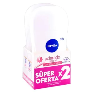 2 DESODORANTE NIVEA BARRA ACLARADO NATURAL 50 G