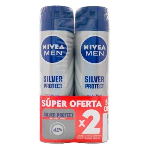 2 DESODORANTE NIVEA MEN SILVER PROTECT 150 ML OFERTA