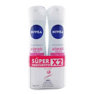 2 DESODORANTE NIVEA SPRAY ACLARADO NATURAL 150 ML OFERTA