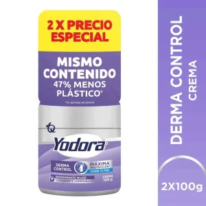 2 DESODORANTE YODORA CREMA DER. CONTRO 100 GR MUJER OFERTA