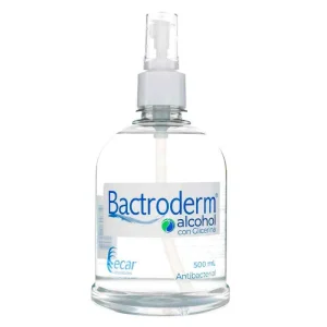 ALCOHOL GLICERINADO ANTIBACTERIAL BACTRODERM X 500 ML
