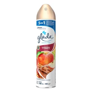 AMBIENTADOR GLADE SPRAY MANZANA CANELA X 400 ML