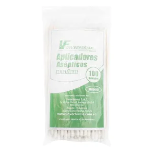 APLICADOR DE MADERA INVERFARMA X 100 UDS