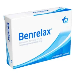 BENRELAX 125 MG + 5 MG CAJA X 20 CAPSULAS