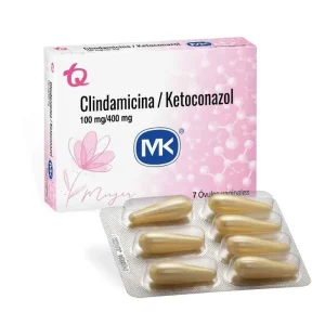 CLINDAMICINA + KETOCONAZOL (100/400 MG) CAJA X 7 OVULOS MK