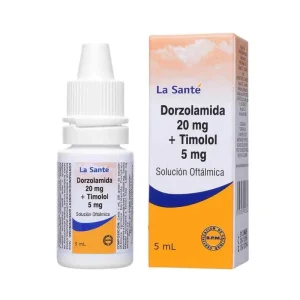 DORZOLAMIDA 20 MG + TIMOLOL 5 MG GOTAS OFTALMICAS LA SANTE