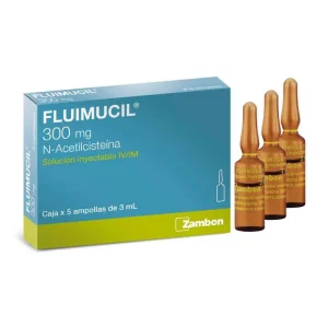 FLUIMUCIL 3 ML 5 AMPOLLAS I.V.