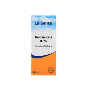 GENTAMICINA 0.3% SOLCUIÓN OFTÁLMICA X 10 ML