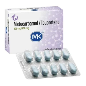 IBUPROFENO 200 MG + METOCARBAMOL 500 MG CAJA X 30 CAPSULAS