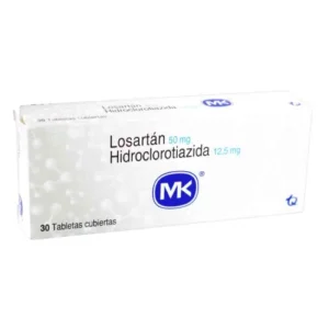 LOSARTAN 50 MG + HCT 12.5 MG CAJA X 30 TABLETAS