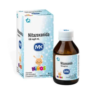NITAZOXANIDA SUSPENSIÓN PEDIATRICO FRASCO X 60 ML MK