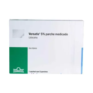 PARCHES VERSATIS 5% CAJA X 5 UDS (1 SACHET X 5 PARCHES)