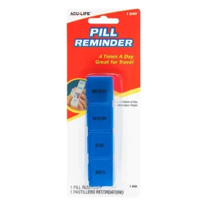 PASTILLERO ACU LIFE DIARIO 4 COMPARTIMIE