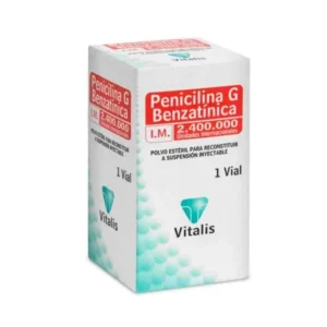PENICILINA G BENZATÍNICA 2.4 M U.I. CAJA X 1 AMPOLLA