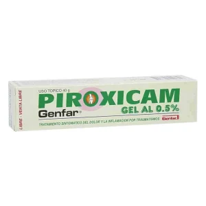 PIROXICAM GEL 0.5% 40 GR GENFAR