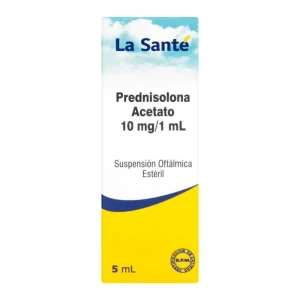 PREDNISOLONA ACETATO SUSPENSIÓN OFTALMICA X 5 ML LA SANTE