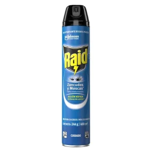RAID SPRAY ZANCUDOS Y MOSCAS X 400 ML