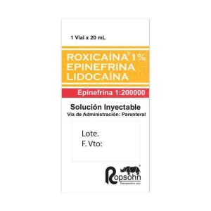 ROXICAINA 1% EPINEFINA 1200 UI FRASCO X 20 ML
