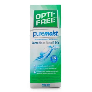 SOLUCION PARA LENTES DE CONTACTO OPTIFREE PURE MOIST 300 ML