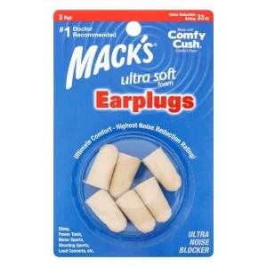 TAPON DE OIDOS ESPUMA ULTRASUAVE X 3 PARES