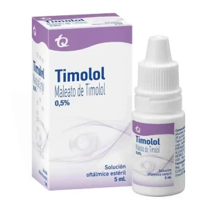 TIMOLOL MALEATO 0.5% GOTAS OFTAL.5 ML MK