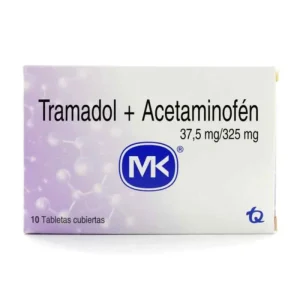 TRAMADOL 37.5 MG + ACETAMINOFEN 325 MG CAJA X 10 TABLETAS MK