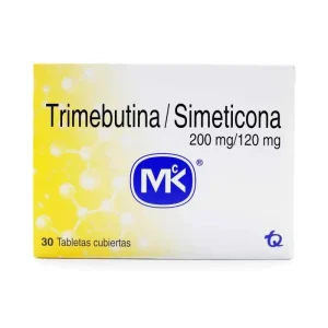 TRIMEBUTINA + SIMETICONA CAJA X 30 TABLETAS MK