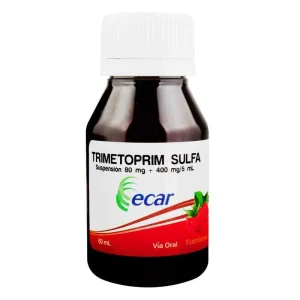 TRIMETOPRIM SULFA 80-400 MG SUSPENSIÓN 60 ML ECAR